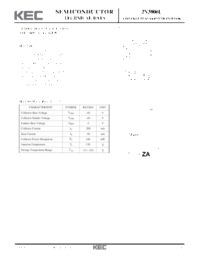 KEC 2n3906u  . Electronic Components Datasheets Active components Transistors KEC 2n3906u.pdf