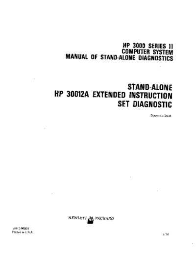 HP 30012-90001 extIns May76  HP 3000 seriesII Standalone_PeriphDiags 30012-90001_extIns_May76.pdf