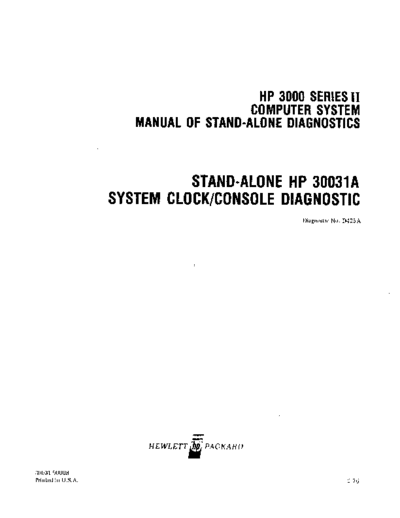 HP 30031-90008 clkConsoleDiag  HP 3000 seriesII Standalone_PeriphDiags 30031-90008_clkConsoleDiag.pdf