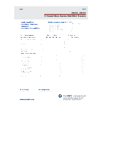 Interfet 2n6451 2n6452  . Electronic Components Datasheets Active components Transistors Interfet 2n6451_2n6452.pdf