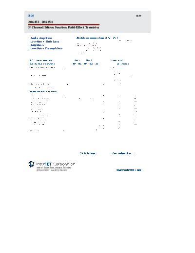 Interfet 2n6453 2n6454  . Electronic Components Datasheets Active components Transistors Interfet 2n6453_2n6454.pdf