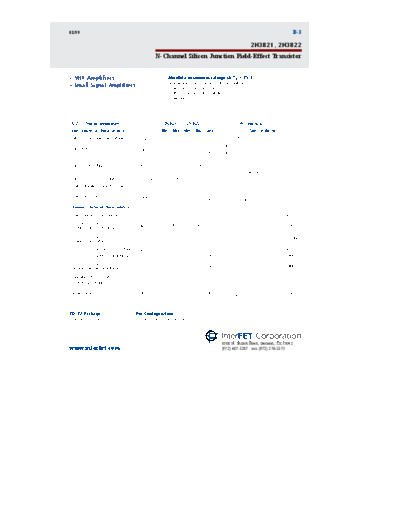 Interfet 2n3821 2n3822  . Electronic Components Datasheets Active components Transistors Interfet 2n3821_2n3822.pdf