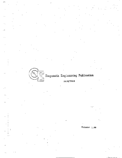 IBM 1410 7010 Introduction to Diagnostics  IBM 1410 diagnostics DIAGV100 1410_7010_Introduction_to_Diagnostics.pdf