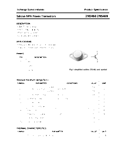 Inchange Semiconductor 2n5468 2n5469  . Electronic Components Datasheets Active components Transistors Inchange Semiconductor 2n5468_2n5469.pdf