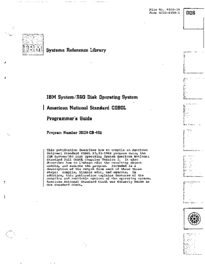 IBM GC28-6398-1 DOS American National Standard COBOL Programmers Guide Feb70  IBM 360 dos cobol GC28-6398-1_DOS_American_National_Standard_COBOL_Programmers_Guide_Feb70.pdf