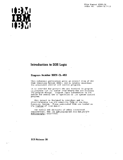IBM GY24-5017-12 Introduction to DOS Logic Rel 26 Oct71  IBM 360 dos plm GY24-5017-12_Introduction_to_DOS_Logic_Rel_26_Oct71.pdf