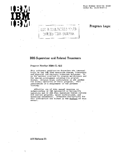 IBM GY24-5151-2 DOS Supervisor and Related Transients PLM Rel 25 Jun71  IBM 360 dos plm GY24-5151-2_DOS_Supervisor_and_Related_Transients_PLM_Rel_25_Jun71.pdf