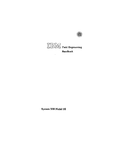IBM 229-2116-2 360 30 FE Handbook  IBM 360 fe 2030 229-2116-2_360_30_FE_Handbook.pdf