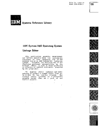 IBM C28-6538-3 Linkage Editor Oct66  IBM 360 os R01-08 C28-6538-3_Linkage_Editor_Oct66.pdf