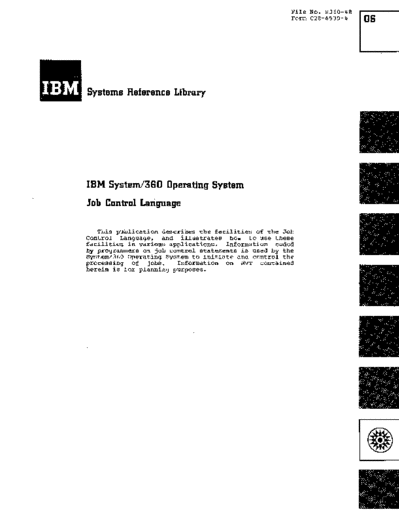 IBM C28-6539-4 OS JCL Mar67  IBM 360 os R01-08 C28-6539-4_OS_JCL_Mar67.pdf