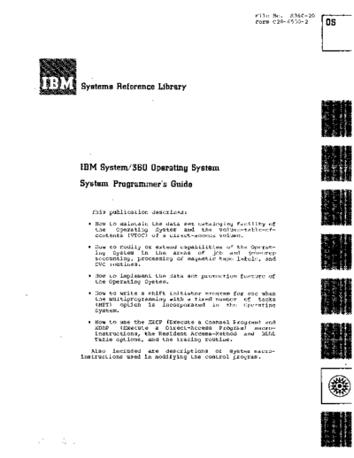 IBM C28-6550-2 OSsysPrmg Mar67  IBM 360 os R01-08 C28-6550-2_OSsysPrmg_Mar67.pdf
