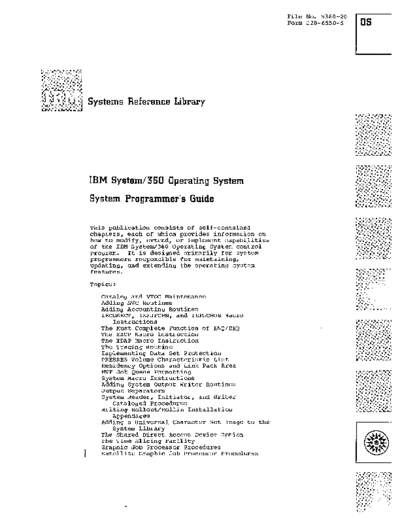 IBM C28-6550-5 360 System Programmers Guide Rel 17 Nov68  IBM 360 os R17_Nov68 C28-6550-5_360_System_Programmers_Guide_Rel_17_Nov68.pdf