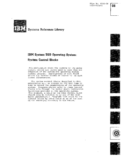 IBM GC28-6628-5 System Control Blocks Rel 19 Jun70  IBM 360 os R19_Jun70 GC28-6628-5_System_Control_Blocks_Rel_19_Jun70.pdf