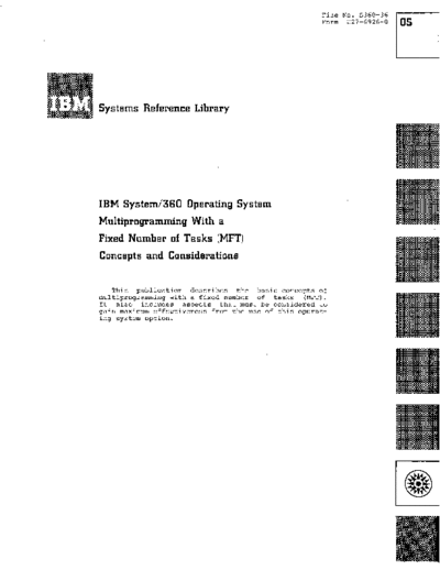 IBM C27-6926-0 MFT Concepts Sep67  IBM 360 os R13_Sep67 C27-6926-0_MFT_Concepts_Sep67.pdf