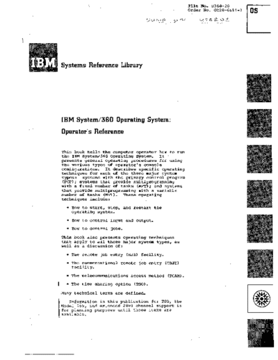 IBM GC28-6691-2 Operators Reference Rel 20.1 Mar71  IBM 360 os R20.1_Mar71 GC28-6691-2_Operators_Reference_Rel_20.1_Mar71.pdf