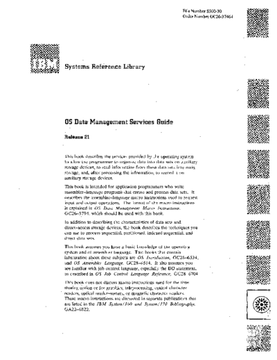 IBM GC26-3746-1 OS Data Management Services Guide Rel 21 Feb72  IBM 360 os R21.0_Mar72 GC26-3746-1_OS_Data_Management_Services_Guide_Rel_21_Feb72.pdf