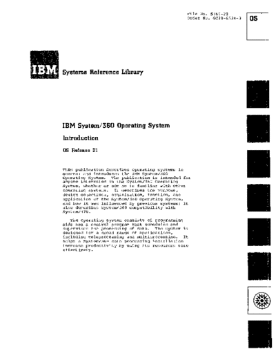 IBM GC28-6534-3 OS360 Introduction R21 Jan72  IBM 360 os R21.0_Mar72 GC28-6534-3_OS360_Introduction_R21_Jan72.pdf