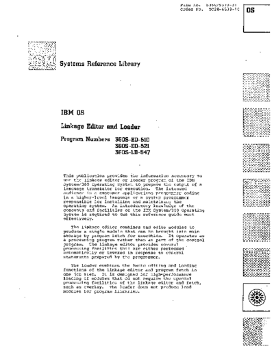 IBM GC28-6538-10 Linkage Editor Rel 21 Apr73  IBM 360 os R21.7_Apr73 GC28-6538-10_Linkage_Editor_Rel_21_Apr73.pdf