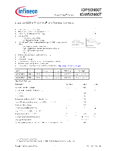 Infineon igp50n60t igw50n60t rev2 6g  . Electronic Components Datasheets Active components Transistors Infineon igp50n60t_igw50n60t_rev2_6g.pdf