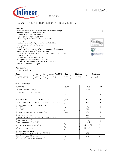 Infineon ihy15n120r3 2 1  . Electronic Components Datasheets Active components Transistors Infineon ihy15n120r3_2_1.pdf