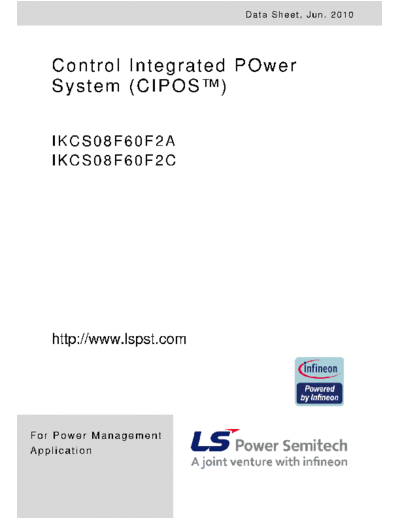 Infineon ikcs08f60f2a-c  . Electronic Components Datasheets Active components Transistors Infineon ikcs08f60f2a-c.pdf