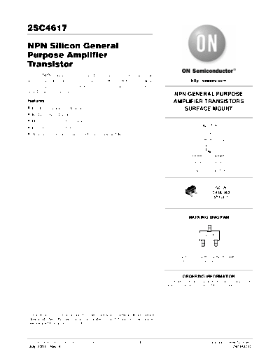 ON Semiconductor 2sc4617-d  . Electronic Components Datasheets Active components Transistors ON Semiconductor 2sc4617-d.pdf