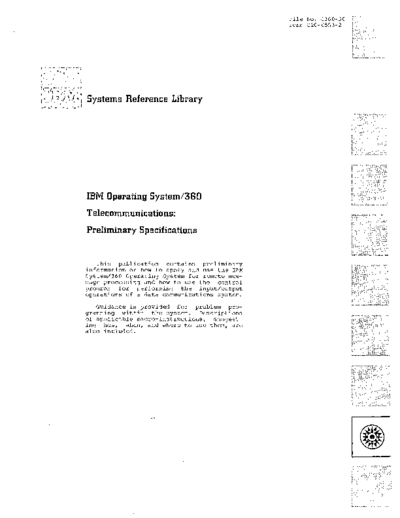 IBM C28-6553-2 Telecommunications Preliminary Specifications Dec65  IBM 360 os qtam C28-6553-2_Telecommunications_Preliminary_Specifications_Dec65.pdf