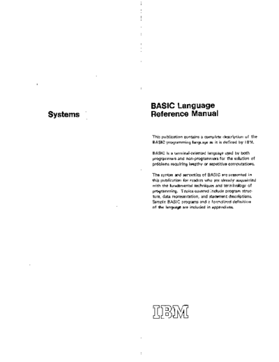 IBM GC28-6837-0 BASIC Language Ref Man Jun70  IBM 360 os tso GC28-6837-0_BASIC_Language_Ref_Man_Jun70.pdf