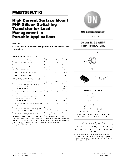 ON Semiconductor mmbt589lt1  . Electronic Components Datasheets Active components Transistors ON Semiconductor mmbt589lt1.pdf