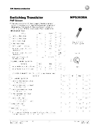 ON Semiconductor mps3638a  . Electronic Components Datasheets Active components Transistors ON Semiconductor mps3638a.pdf