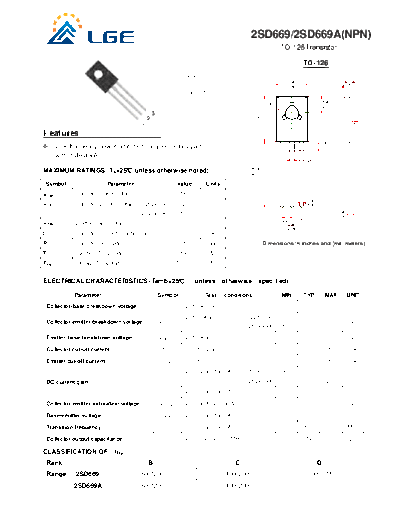 LGE 2sd669-2sd669a to-126  . Electronic Components Datasheets Active components Transistors LGE 2sd669-2sd669a_to-126.pdf