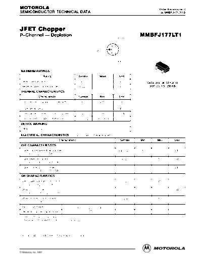 Motorola mmbfj177lt1rev0d  . Electronic Components Datasheets Active components Transistors Motorola mmbfj177lt1rev0d.pdf