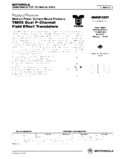 Motorola mmdf3207rev0  . Electronic Components Datasheets Active components Transistors Motorola mmdf3207rev0.pdf