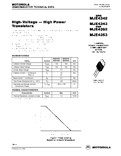 Motorola mje4342r  . Electronic Components Datasheets Active components Transistors Motorola mje4342r.pdf