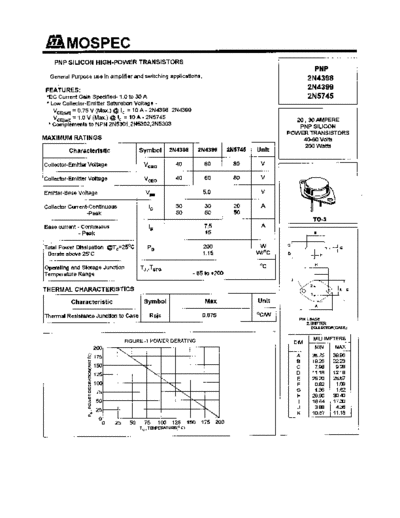 Mospec 2n4398-99 2n5745  . Electronic Components Datasheets Active components Transistors Mospec 2n4398-99_2n5745.pdf