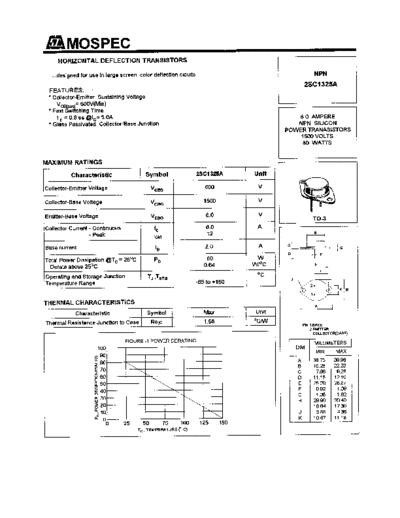 Mospec 2sc1325  . Electronic Components Datasheets Active components Transistors Mospec 2sc1325.pdf