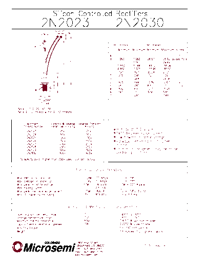 Microsemi 2n2023-29 2n2030  . Electronic Components Datasheets Active components Transistors Microsemi 2n2023-29_2n2030.pdf