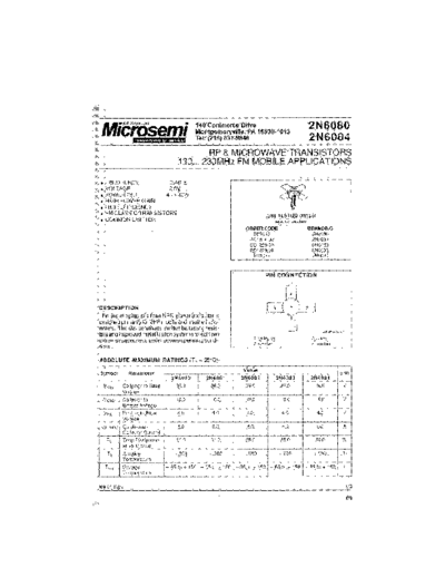 Microsemi 2n6080 2n6084  . Electronic Components Datasheets Active components Transistors Microsemi 2n6080_2n6084.pdf