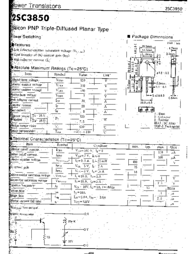 NO 2sc3850  . Electronic Components Datasheets Active components Transistors NO 2sc3850.pdf