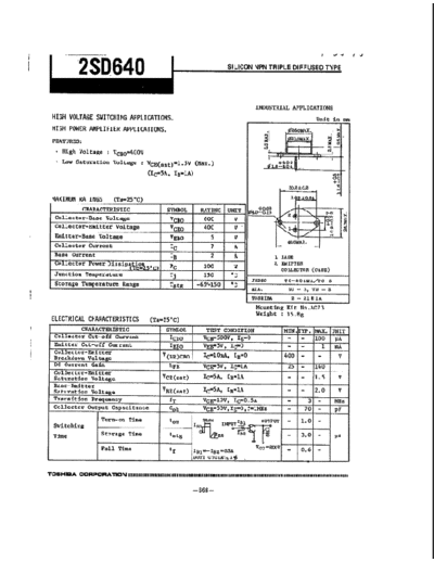 NO 2sd640  . Electronic Components Datasheets Active components Transistors NO 2sd640.pdf
