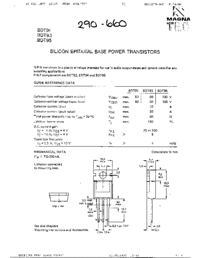 NO bdt95  . Electronic Components Datasheets Active components Transistors NO bdt95.pdf