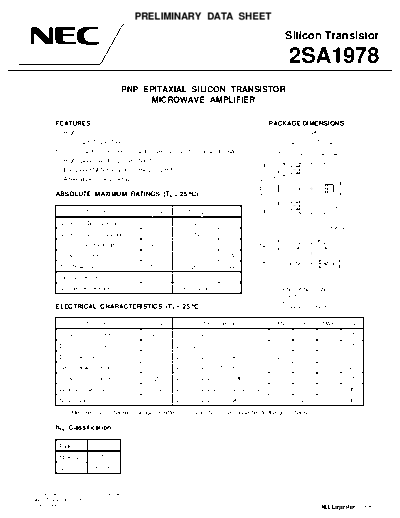 NEC 2sa1978  . Electronic Components Datasheets Active components Transistors NEC 2sa1978.pdf