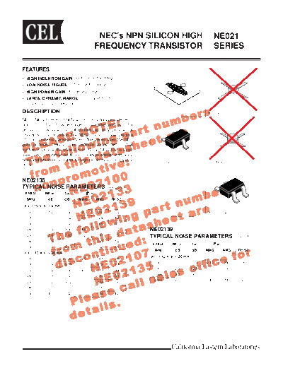 NEC 2sc2351 2sc2149 2sc4092 ne02133 ne02135 ne02139  . Electronic Components Datasheets Active components Transistors NEC 2sc2351_2sc2149_2sc4092_ne02133_ne02135_ne02139.pdf