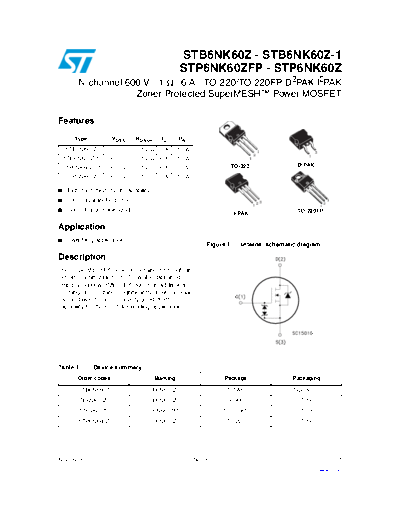ST b6nk60z  b6nk60z-1  p6nk60zfp  p6nk60z  . Electronic Components Datasheets Active components Transistors ST stb6nk60z_stb6nk60z-1_stp6nk60zfp_stp6nk60z.pdf