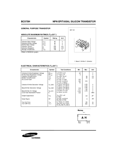 Samsung bcx70h  . Electronic Components Datasheets Active components Transistors Samsung bcx70h.pdf