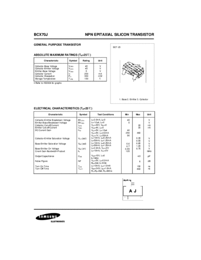Samsung bcx70j  . Electronic Components Datasheets Active components Transistors Samsung bcx70j.pdf