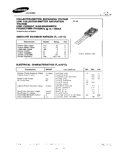 Samsung kse200  . Electronic Components Datasheets Active components Transistors Samsung kse200.pdf