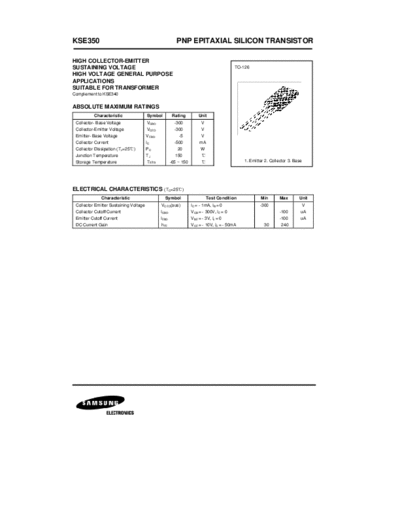 Samsung kse350  . Electronic Components Datasheets Active components Transistors Samsung kse350.pdf