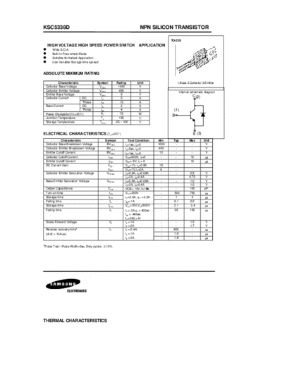Samsung ksc5338d  . Electronic Components Datasheets Active components Transistors Samsung ksc5338d.pdf