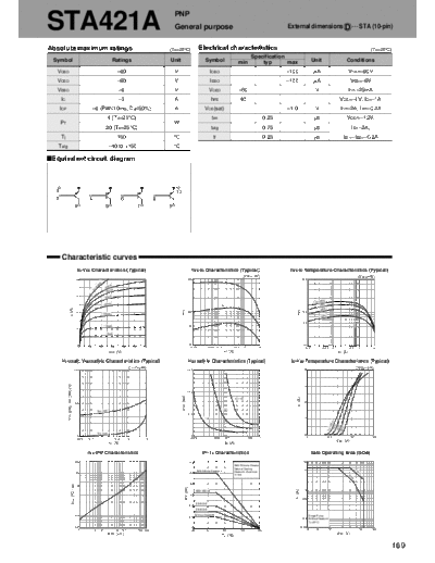 Sanken sta421a  . Electronic Components Datasheets Active components Transistors Sanken sta421a.pdf